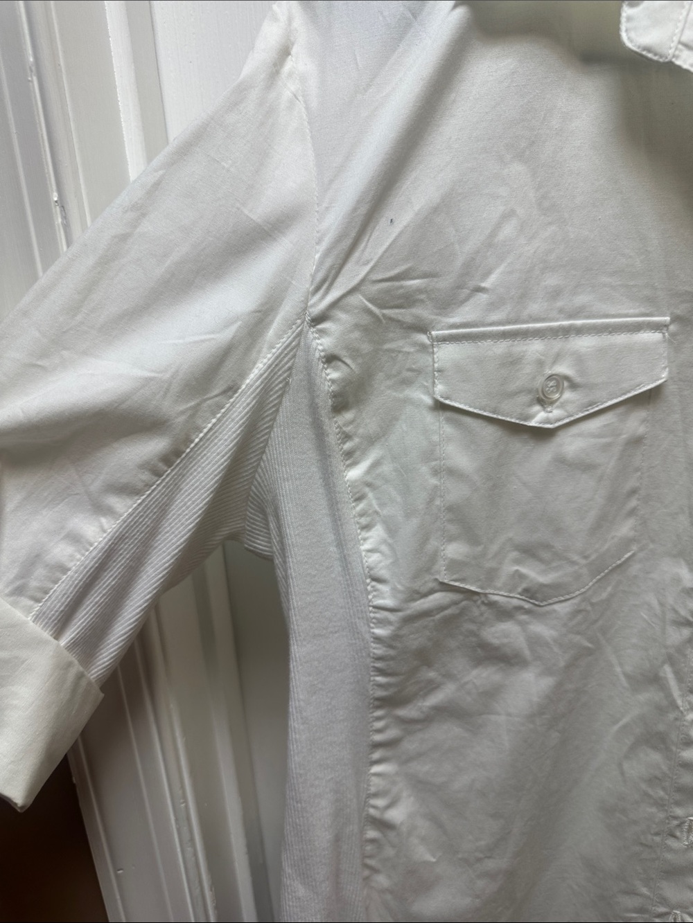 Harve Benard White Button-Up Blouse - Picture 5 of 6